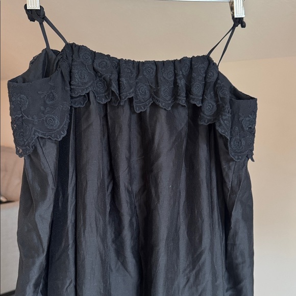 H&M Black Maxi Skirt/ Levincino dress with black lace, size M - Picture 9 of 13